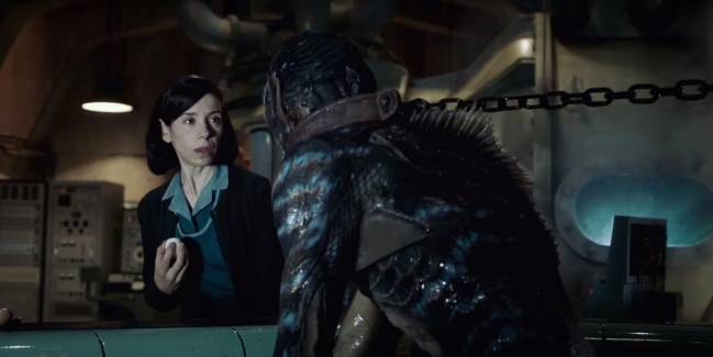 The Shape of Water (2017) The Shape of Water (2017), film di Guillermo del Toro. Sally Hawkings in una scena del film