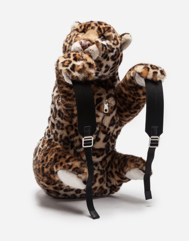 Dolce & Gabbana, zaino peluche in eco pelliccia Dolce & Gabbana, zaino peluche in eco pelliccia