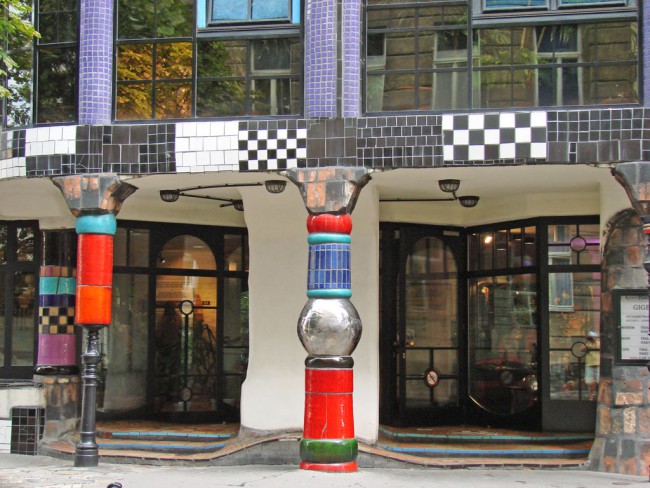 Ingresso del Museo Hundertwasser Ingresso del Museo Hundertwasser