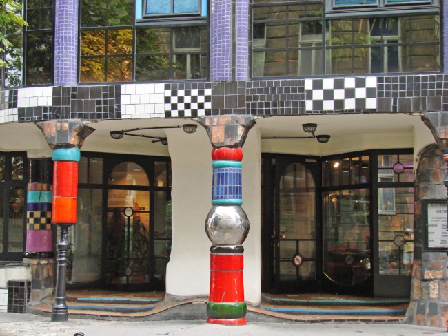 Ingresso del Museo Hundertwasser