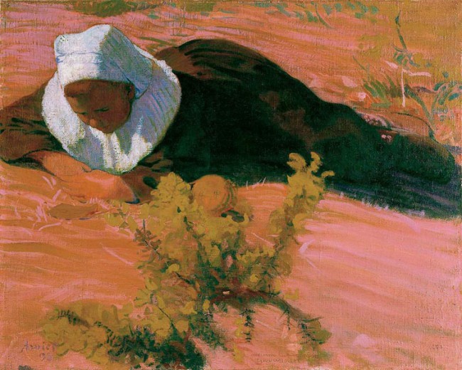 Cuno Amiet, Ragazzo Bretone Cuno Amiet, Ragazzo bretone (Bretonischer Knabe)