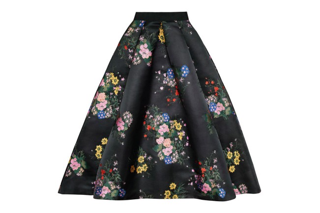 Collezione Erdem X H&M. Gonna ampia a ruota floreale