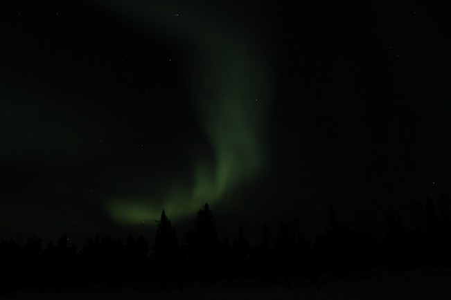 Oguzhan Erim, Kiruna. Oguzhan Erim, Kiruna. Aurora boreale in Svezia, una tenda nella neve