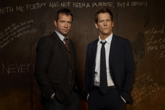 The following The following, serie TV crime da vedere su Netflix. Kevin Bacon e James Purefoy nei panni di Ryan Hardy e Joe Carroll