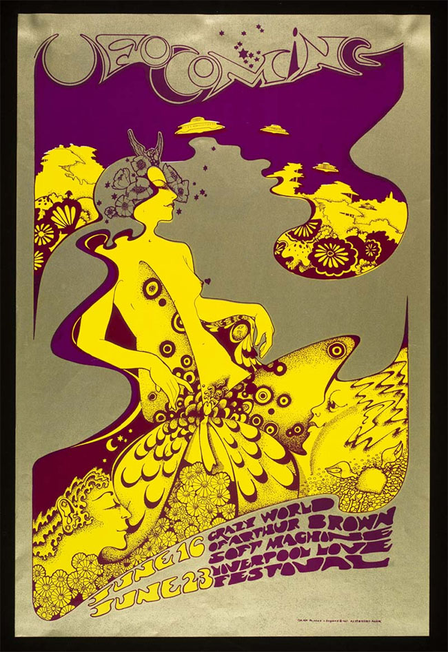 The Crazy World of Arthur, poster 1967, Hapshash and the Coloured Coat The Crazy World of Arthur, poster 1967, Hapshash and the Coloured Coat