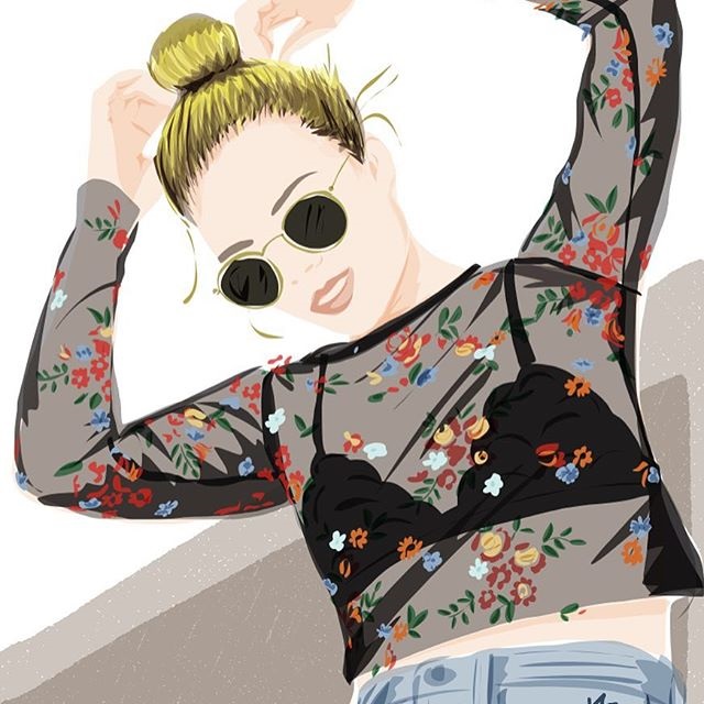 alisa_maw, illustratrice di moda e graphic designer