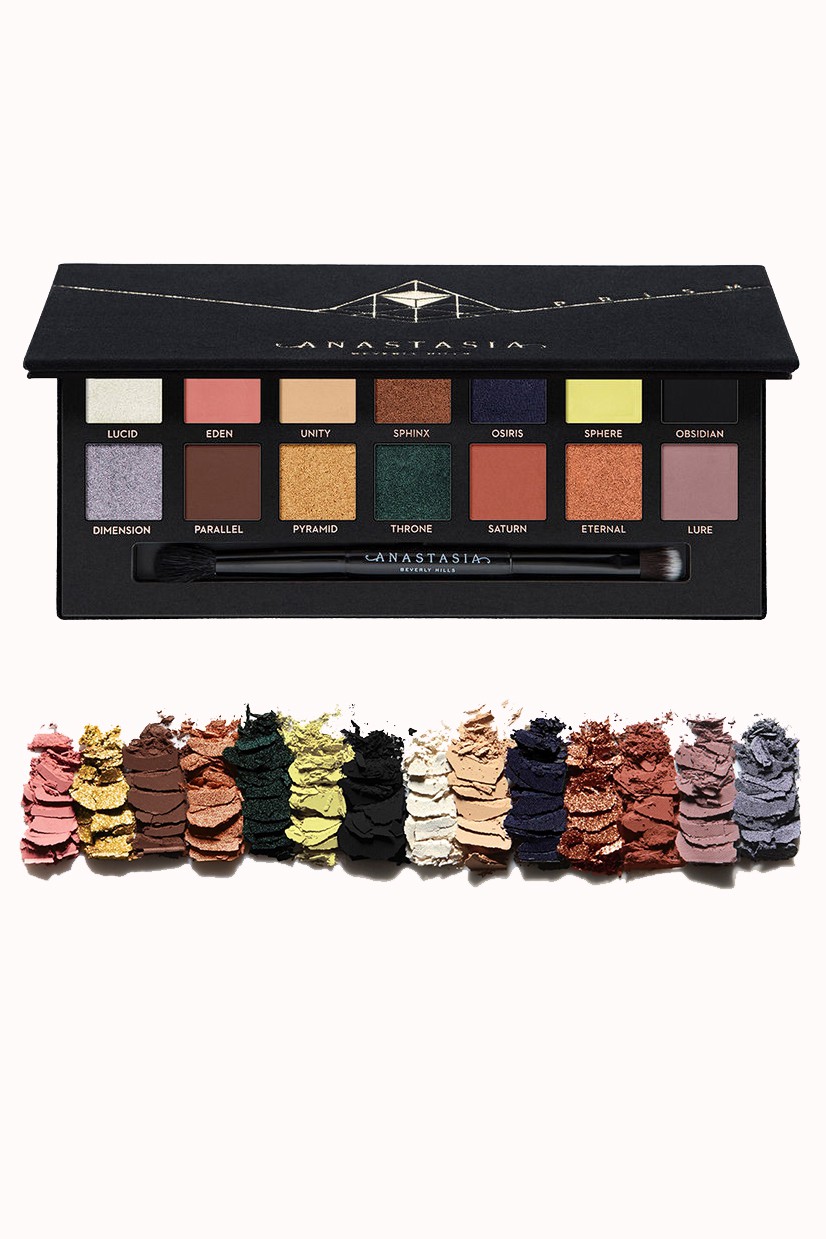 Prism Palette di Anastasia Beverly Hills. Palette di ombretti metallizzati e opachi con colori neutri. Questa palette è perfetta per un regalo natalizio