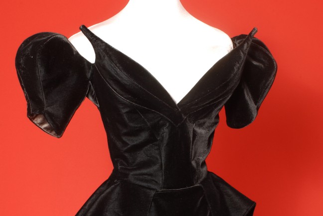 Thierry Mugler, dress, velvet, 1981