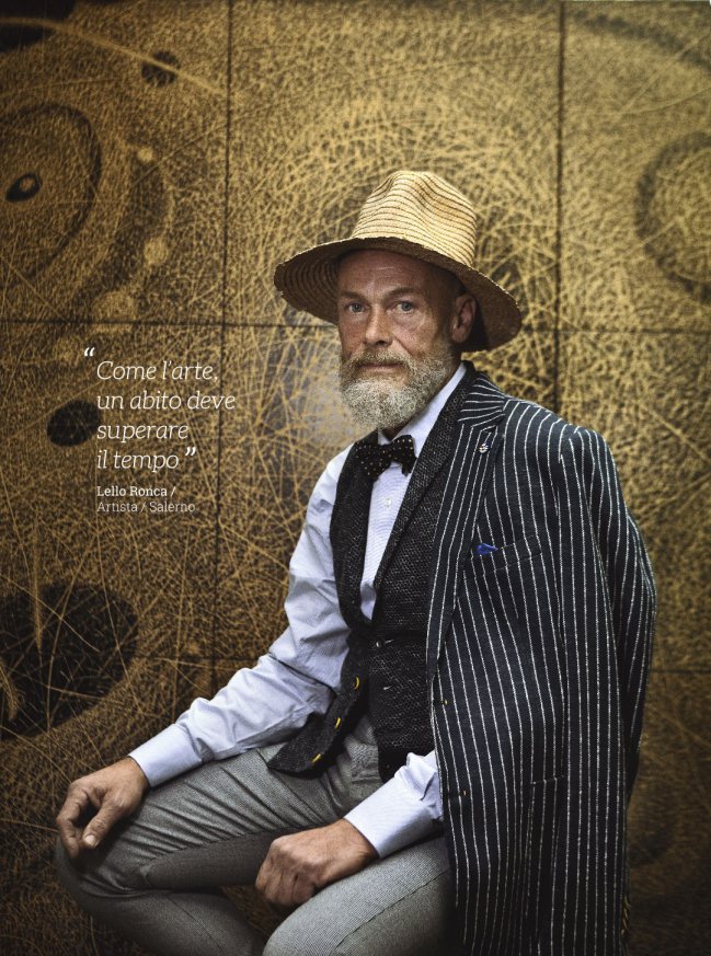 Alessandro GIlles Lello Ronca per la collezione primavera estate 2018 Lello Ronca, testimonial per la collezione primavera estate 2018 di Alessandro GIlles