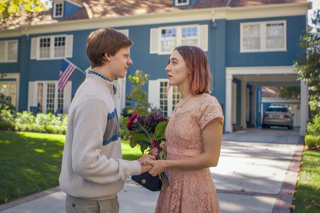 Lady Bird Lucas Hedges e Saoirse Ronan in Lady Bird, film candidato ai Premi Oscar come Miglior film