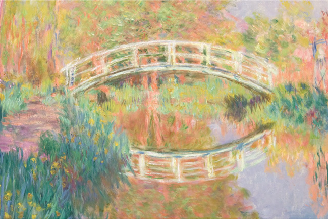Claude Monet, Il ponte giapponese (particolare) Philadelphia Museum of Art