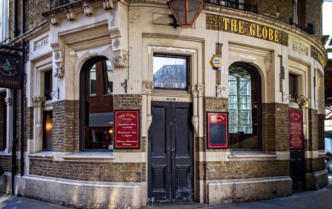 Il pub The Globe Tavern in Il diario di Bridget Jones, film ambientato a Londra con Renée Zellweger, Colin Firth e Hugh Grant