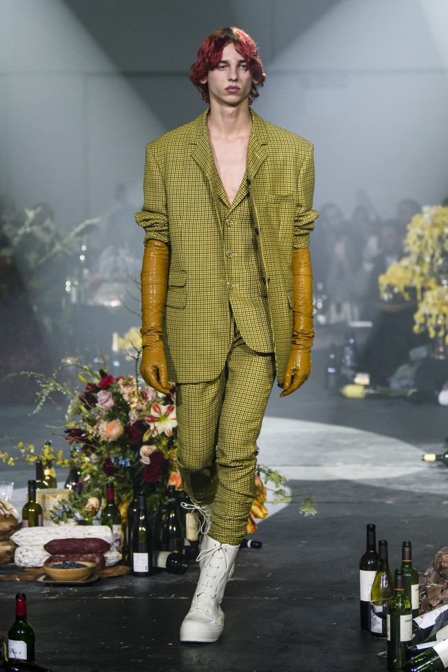 Raf Simons Fall Winter 2018 moda uomo New York Fashion Week