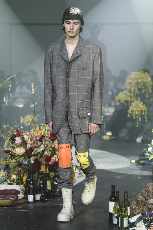 Raf Simons Fall Winter 2018 moda uomo New York Fashion Week