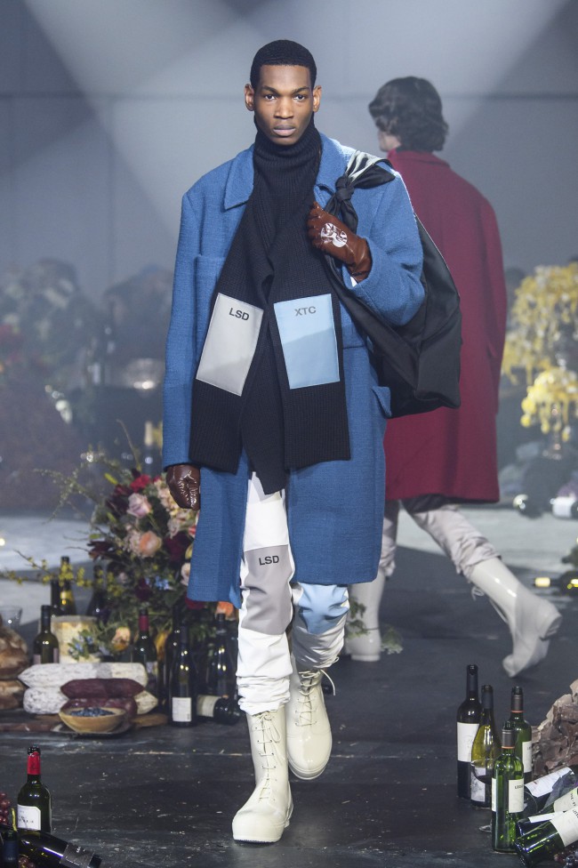 Raf Simons Fall Winter 2018 moda uomo New York Fashion Week