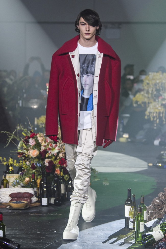 Raf Simons Fall Winter 2018 moda uomo New York Fashion Week