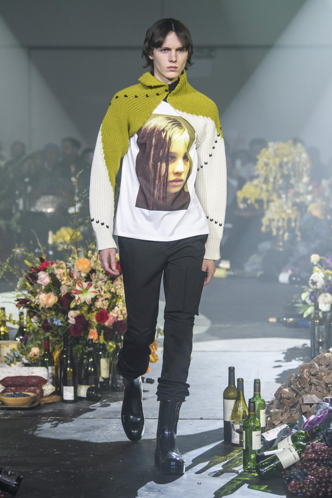 Raf Simons Fall Winter 2018 moda uomo New York Fashion Week