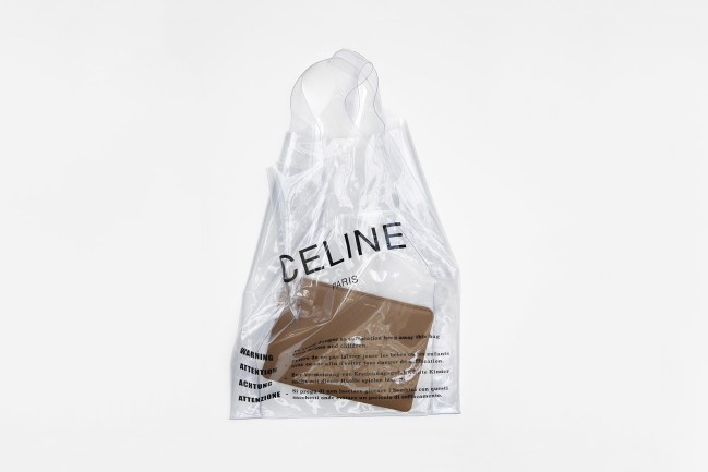 Céline Céline Phobe Philo plastic shopping bag