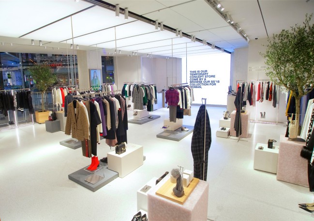 Zara pop-up store