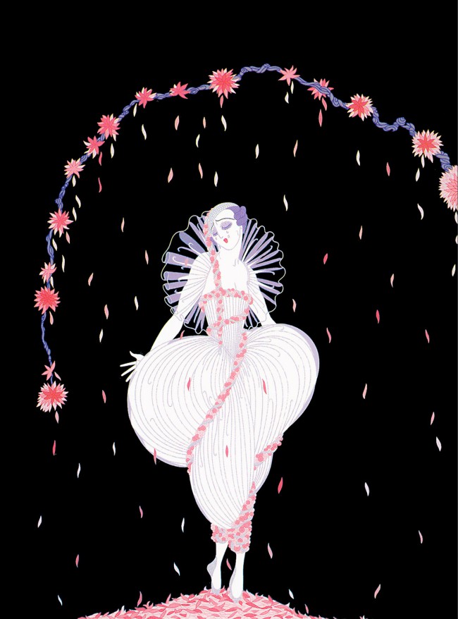 Columbine, 1983, Erté Columbine, 1983, Erté