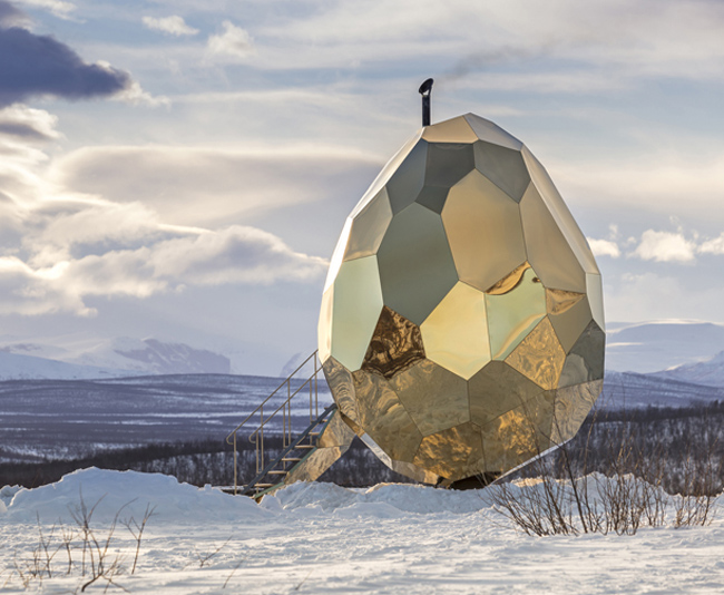 Solar Egg Public Sauna by Futurniture and Bigert & Bergström Solar Egg Public Sauna by Futurniture and Bigert & Bergström