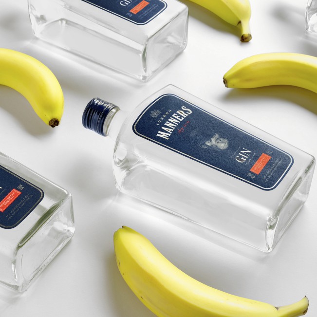 Gin Manners Gin Bottle by Estudio Maba Gin Manners Gin Bottle by Estudio Maba