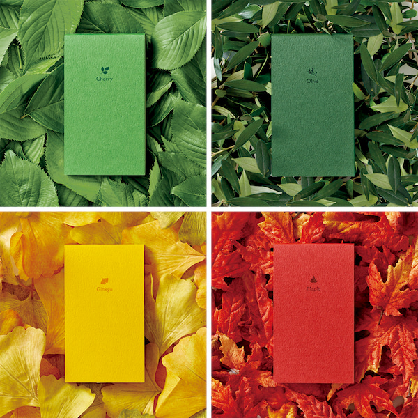 Seasonal Colors Memo pad set by Katsumi Tamura