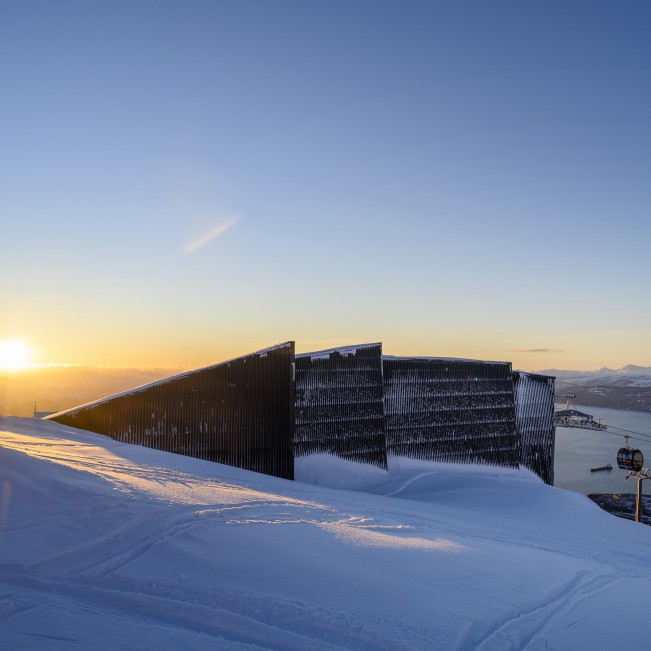 Narvik Gondola Station Gondola by Snorre Stinessen - Gold A' Design Award Winner for Architecture, Building and Structure Design Category in 2020