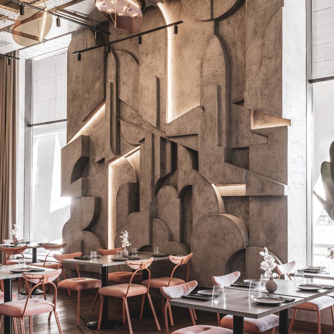 Polyot Restaurant by Julien Albertini and Alina Pimkina - Platinum A' Design Award Winner for Interior Space and Exhibition Design Category in 2020