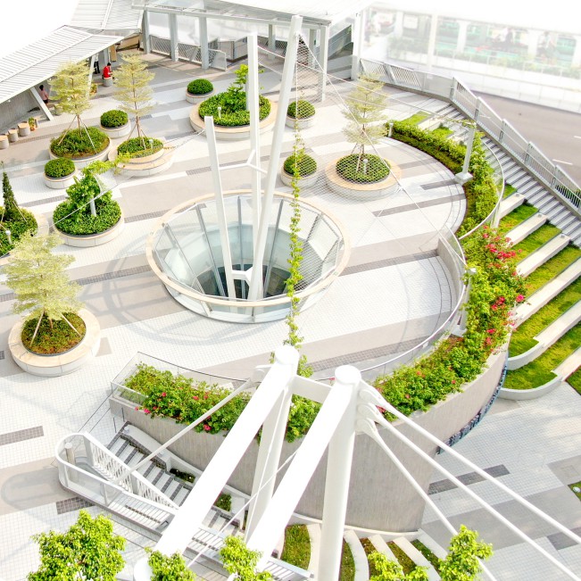 Metropolitan Meadow City Urban Garden by Architectural Services Department Hksar