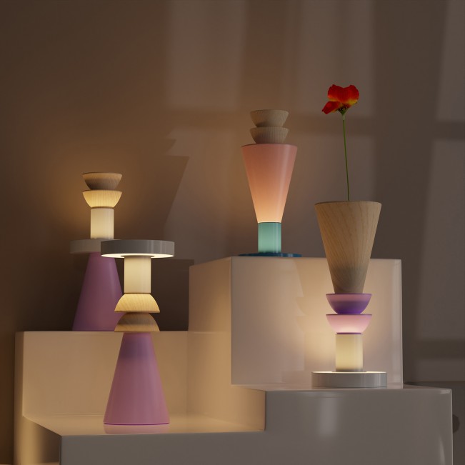 Scacco Matto Portable Lamp by Francesco Cappuccio