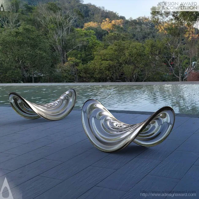 Water Ripples Chair by Kuo-Hsiang Kuo