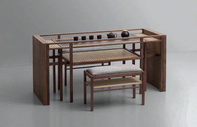 Zense Table Chair Set by Louis Wai Yin Hung Zense Table Chair Set by Louis Wai Yin Hung