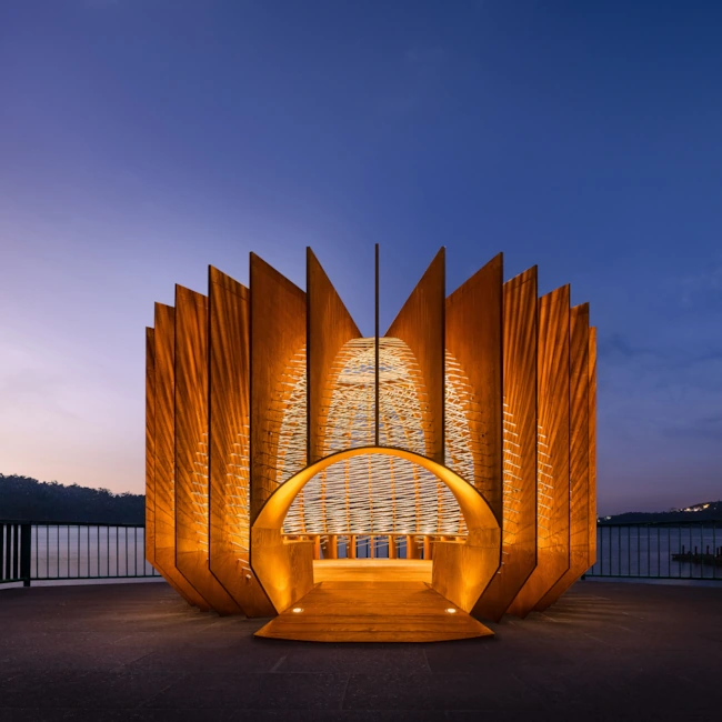 Green-Backed Tit Nesting Plan Art Installation and Pavilion by Yi-Chang Chen Green-Backed Tit Nesting Plan Art Installation and Pavilion by Yi-Chang Chen
