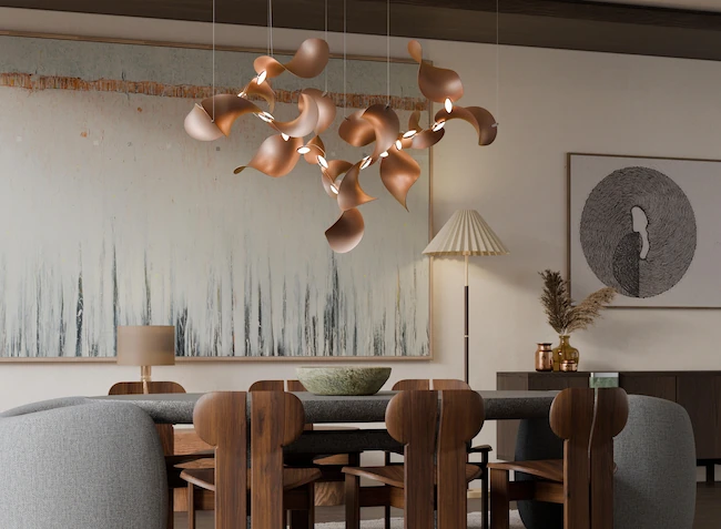Lampada sala da pranzo MOSS Objects design