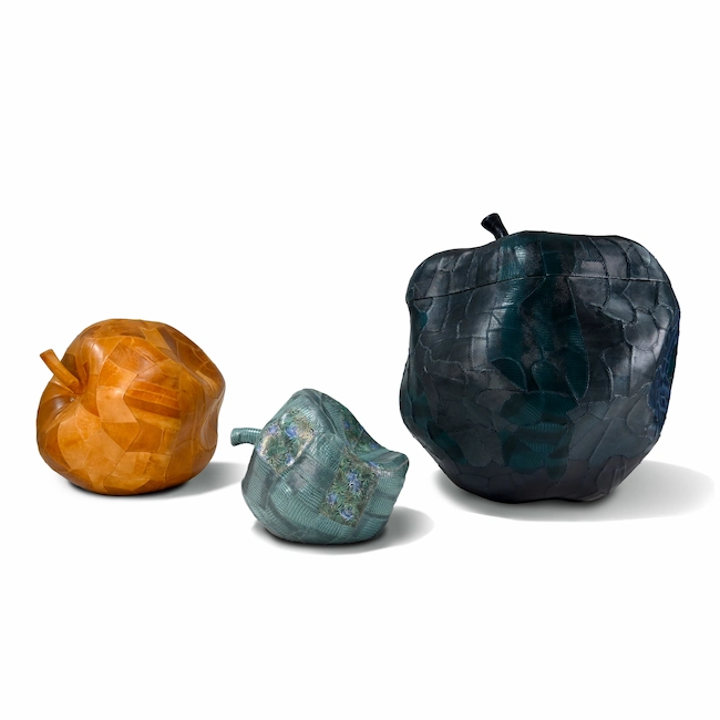 Breathing Apple Art Furniture Installation by Hui Fan