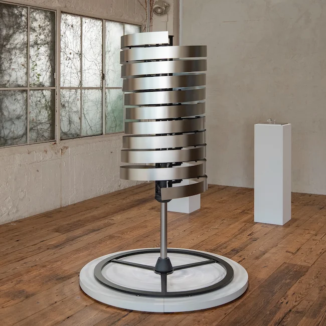 Cadence of the Spiral Kinetic Installation by Yusuke Kamiyama