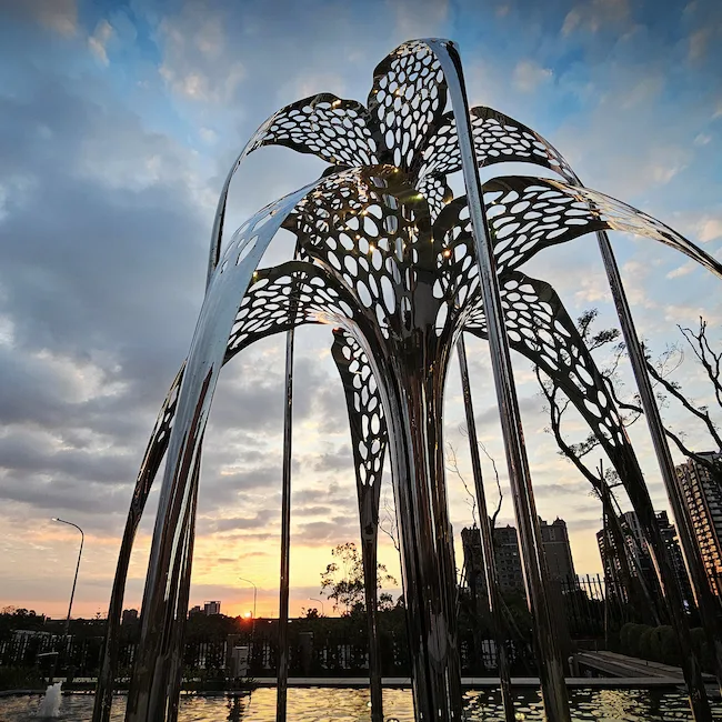 Radiant Bloom Public Art by Kuo-Hsiang Kuo